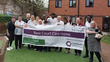 Good CQC report with outstanding in ‘Well-Led’ for Radcliffe care home